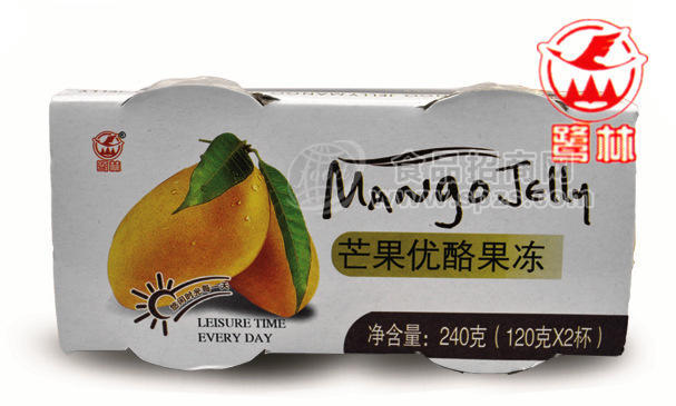 供应厦门特色零食 鹭林果园 芒果味优酪果冻