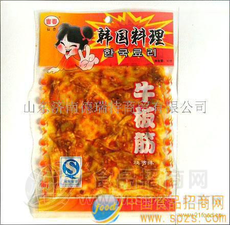 供应烧烤味牛板筋
