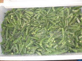 酒店特色菜原料 速冻黄秋葵一级品批发