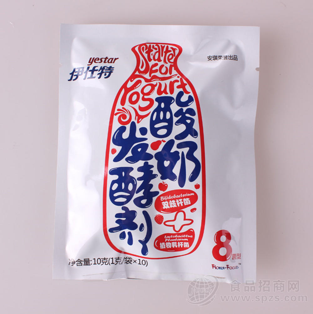 供应安琪酵母 伊仕特酸奶发酵剂 8菌型 1g*10袋 酸奶菌