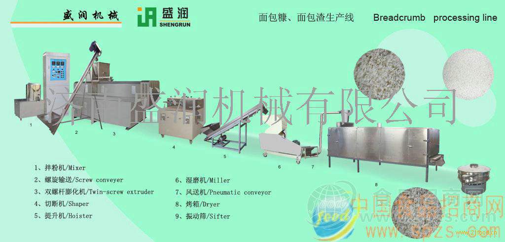 面包糠面包渣生产线