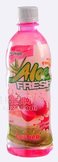 供應(yīng)Aloe Fresh 荔枝口味100%庫(kù)拉索 蘆薈顆粒飲料