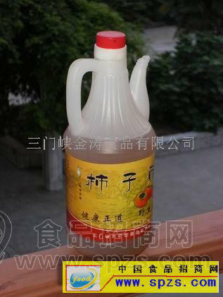 纯绿色水果柿子醋