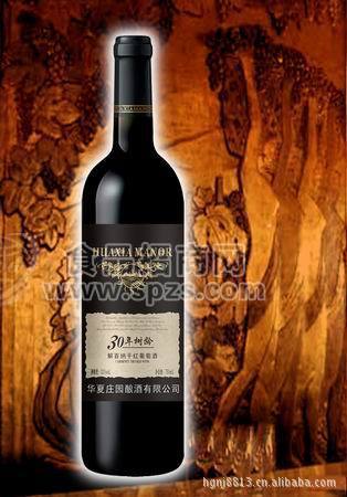 华夏庄园树龄葡萄酒 干红葡萄酒