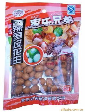 魚皮炒貨食品"香辣魚皮花生"或代理