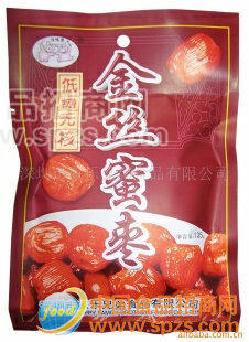 供應(yīng)兒童食品蜜餞類(lèi)休閑食品“金絲蜜棗”或代理