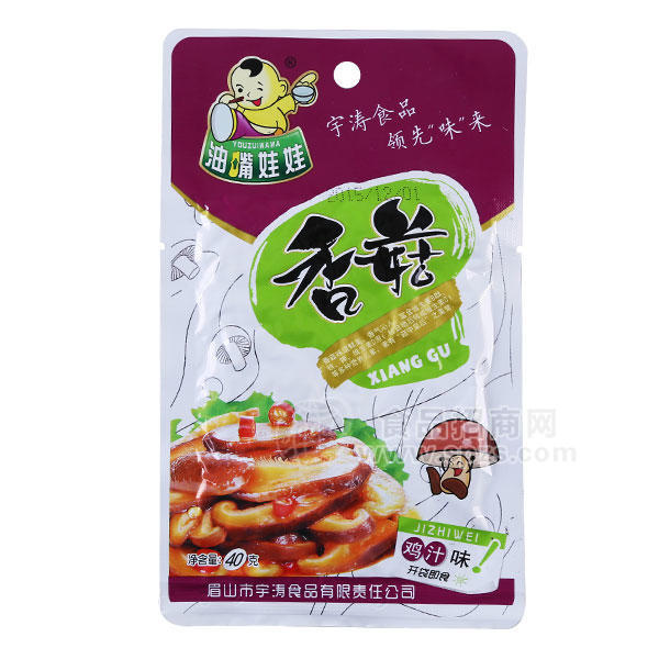 ·油嘴娃娃 香菇 鸡汁味 休闲食品 40g 