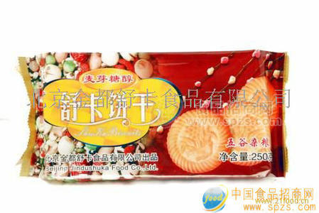 舒卡250g五谷杂粮饼干