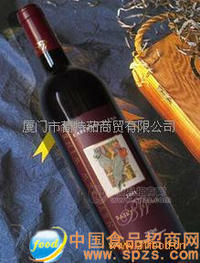 邦尼混合赤霞珠紅葡萄酒精選2001