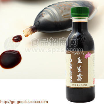 供应日本调料日本酱油--樱花鱼生酱油 鱼生寿司酱油 刺身酱油