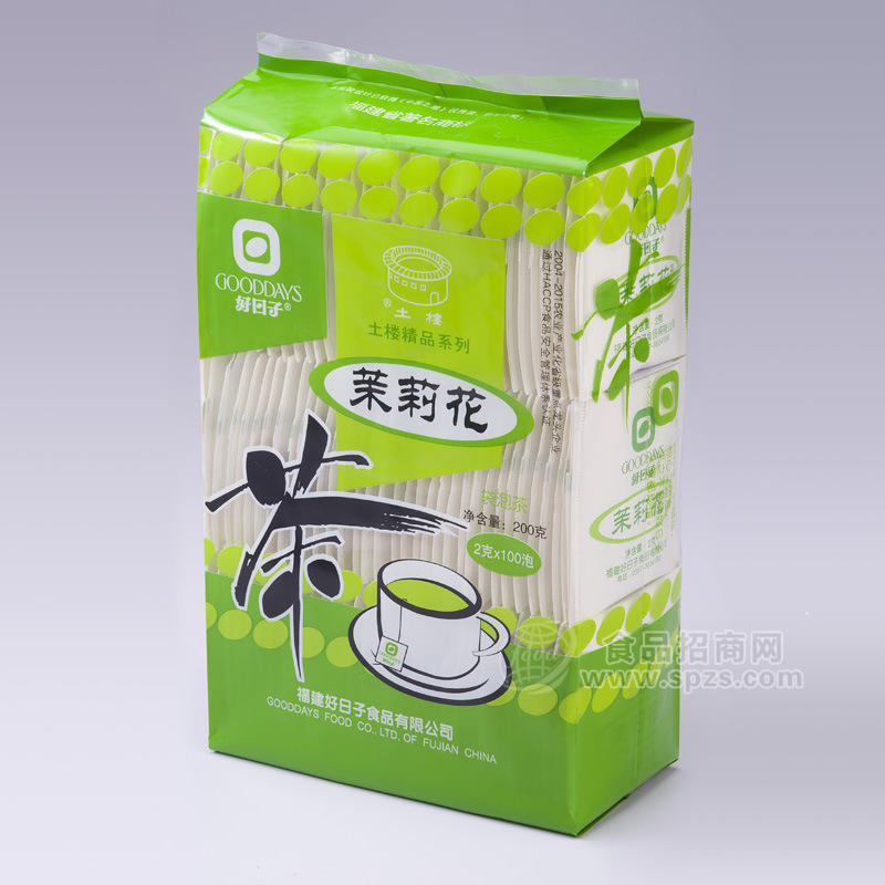 商超系列袋泡茶 好日子復(fù)合袋茉莉花茶2G*100泡批發(fā)