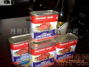 库存午餐肉罐头