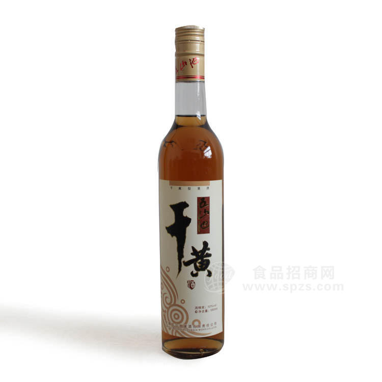 供應(yīng)甘肅五山池黃酒 干黃酒560ml