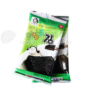 韩国进口食品 韩今烤海苔20g