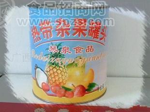 供应3000克热带杂果罐头&mdash;水果罐头