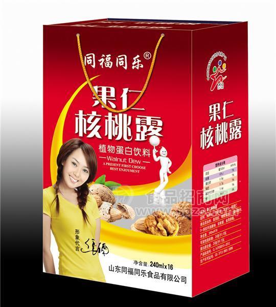 ·果仁核桃露红箱 240mlx16 