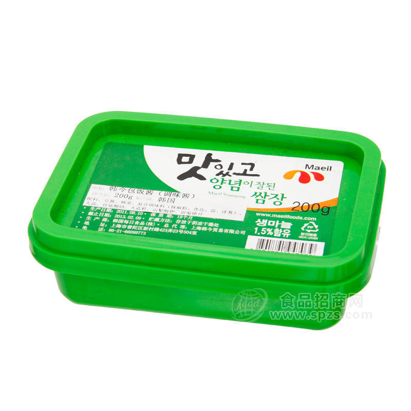 供应【韩国特色产品】特色风味 韩国进口食品 韩今包饭酱200G