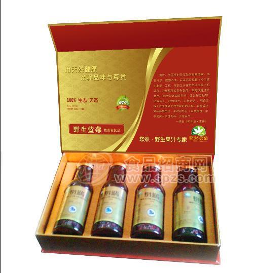 悠然藍莓汁飲品