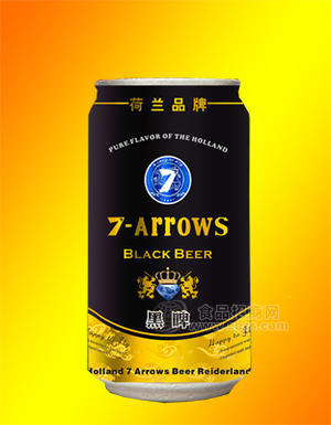七箭啤酒黑啤330ml