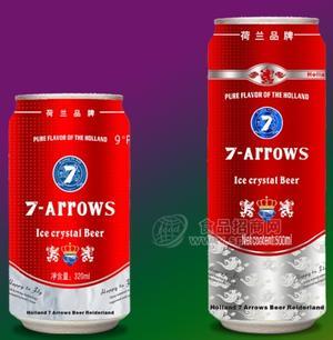 七箭冰晶易拉罐装啤酒