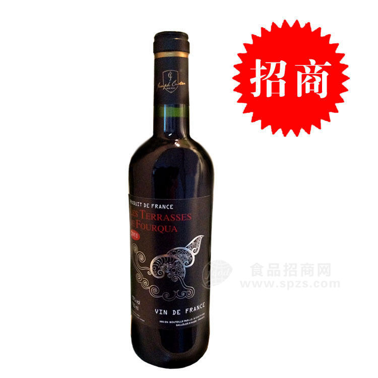 法國(guó)原瓶進(jìn)口 紅酒 法爵莊園干紅葡萄酒 整箱6只