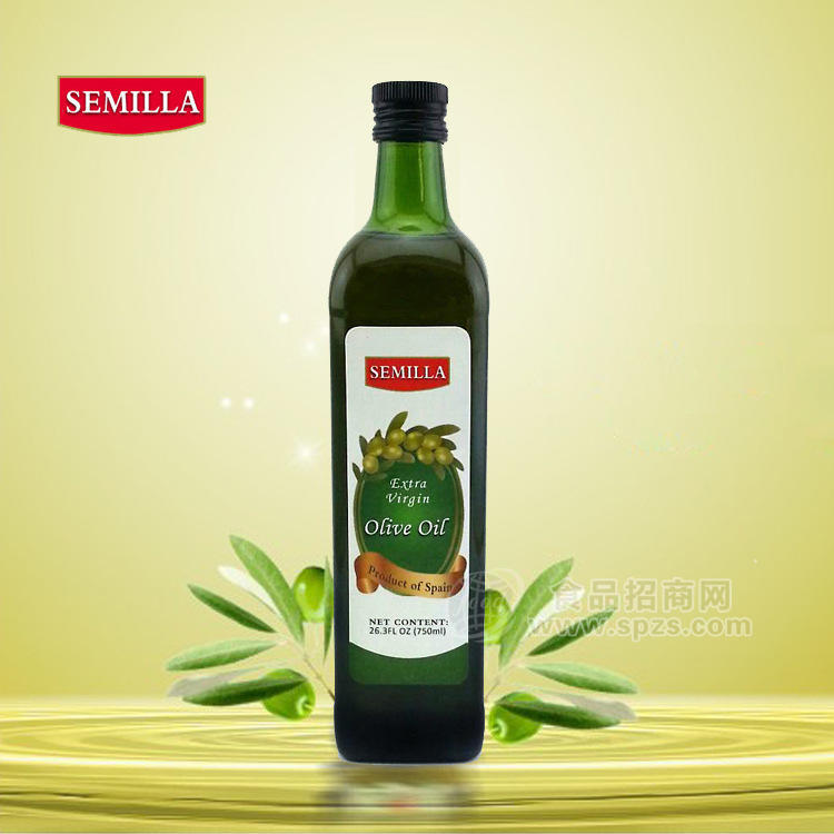 莎米娜品牌橄欖油750ml/瓶 特級(jí)初榨 食用護(hù)膚護(hù)發(fā)