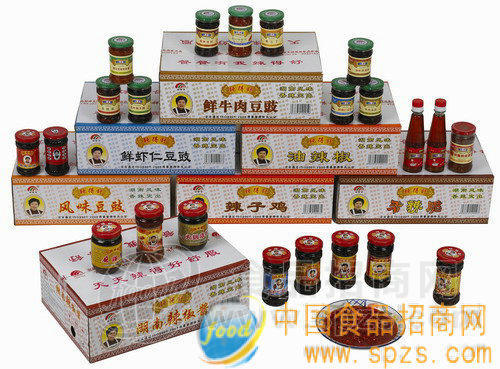 辣得舒辣椒酱系列、风味豆豉系列