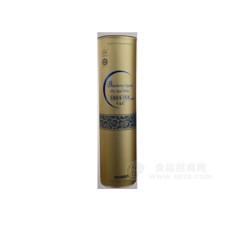 供应长白山有机蓝莓干红酒（窖藏）750ml