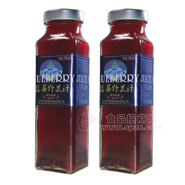 蓝莓野果汁350ml