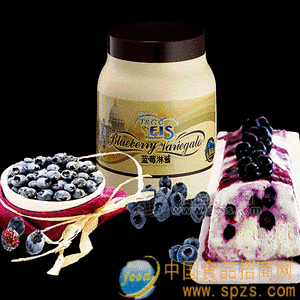 硬冰淇淋装饰酱-蓝莓淋酱