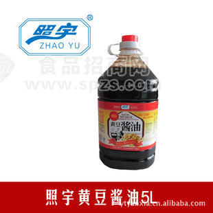 廠家直銷照宇黃豆醬油5L 現(xiàn)貨批發(fā)