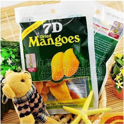 進(jìn)口食品 7D芒果干100g 100包/箱