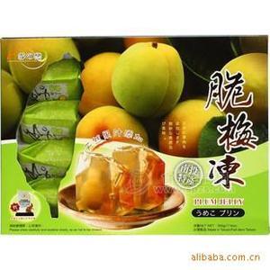 進(jìn)口休閑零食  食品  臺灣雪之戀脆梅之果果凍