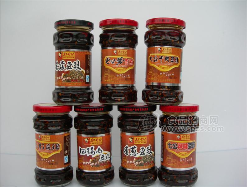 280g豆豉系列（風(fēng)味、香蔥、辣子雞、回鍋肉、香菇、七公爹）