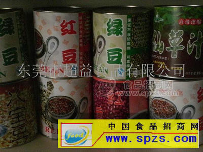红豆、绿豆、仙草汁罐头