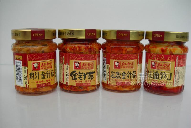 185g金針菇些列（紅油、泡椒、雞汁、麻辣）