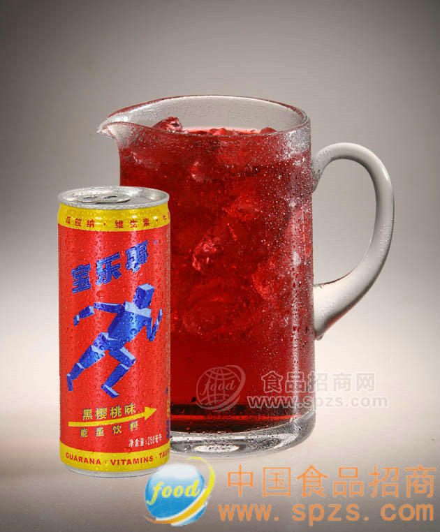宝乐事黑樱桃味能量饮料
