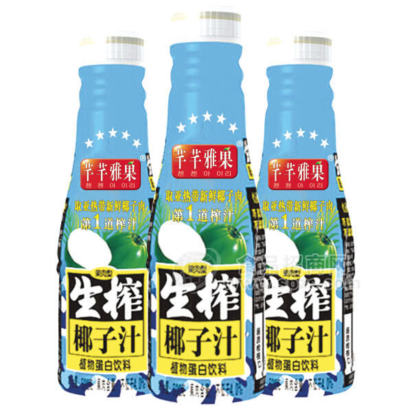 芊芊雅果 生榨椰子汁植物蛋白飲料500g