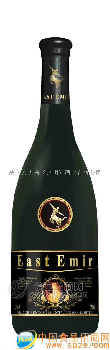 法国人头马卡佩王干红葡萄酒AB