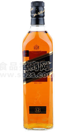 供應(yīng)40°英國(guó)尊尼獲加黑方威士忌700ml