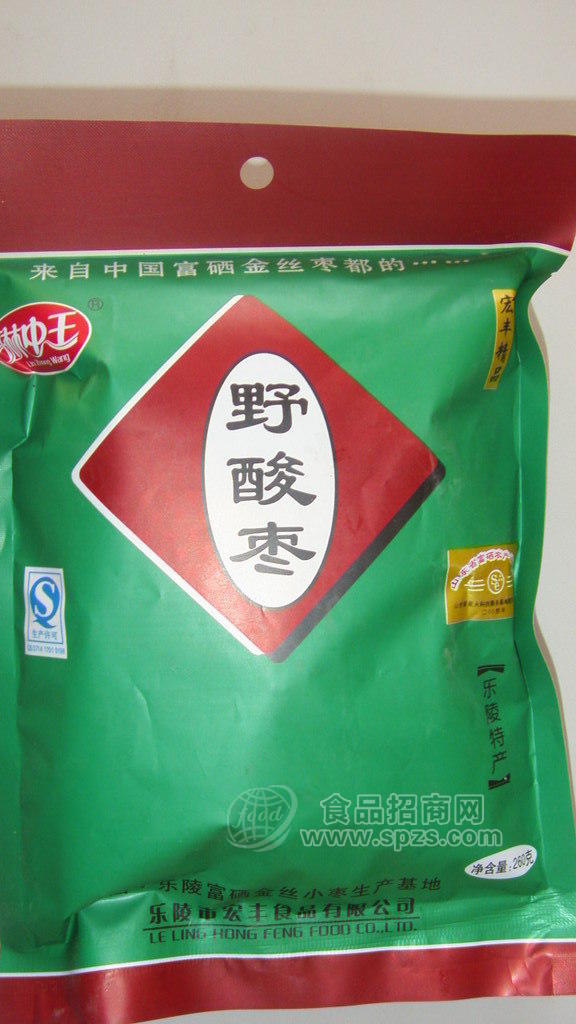 260g樂陵特產(chǎn)野酸棗