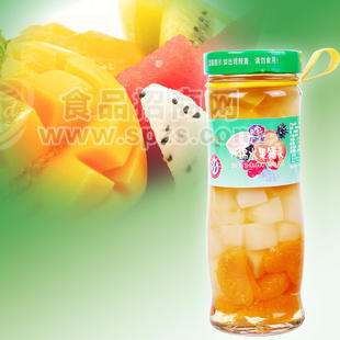 黄桃水果糖水果罐头
