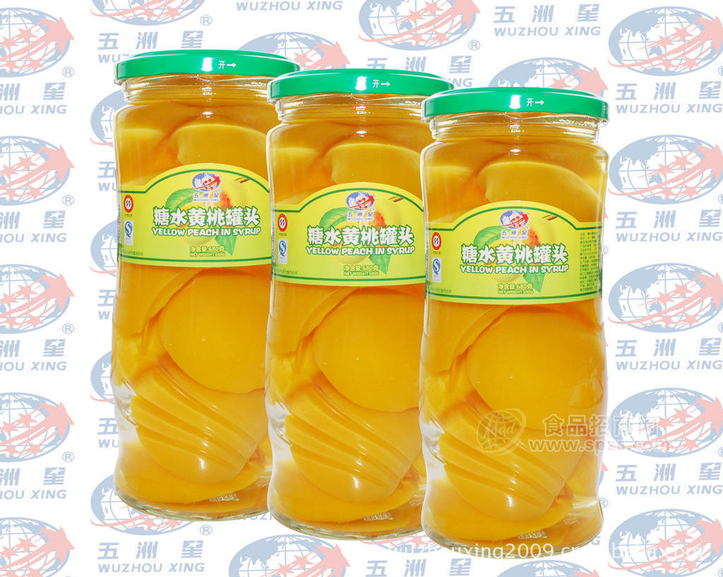 供应水果罐头 /黄桃罐头食品厂