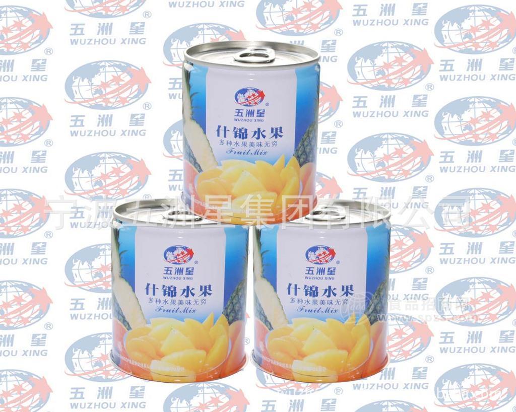 供應(yīng)五洲星水果罐頭批發(fā)/罐頭食品公司