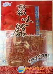 供应50g手撕猪肉脯(香辣)(精制）