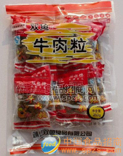 雙魚食品系列--牛肉粒（牛肉干）