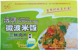 远鸿微波米饭（三鲜肉片）