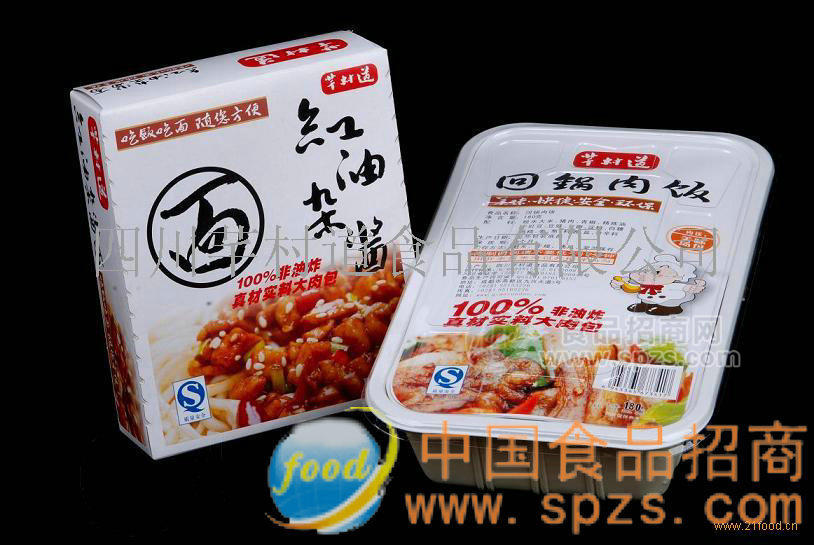 芊村道真材实料大肉包非油炸方便面，方便米饭系列-回锅肉饭