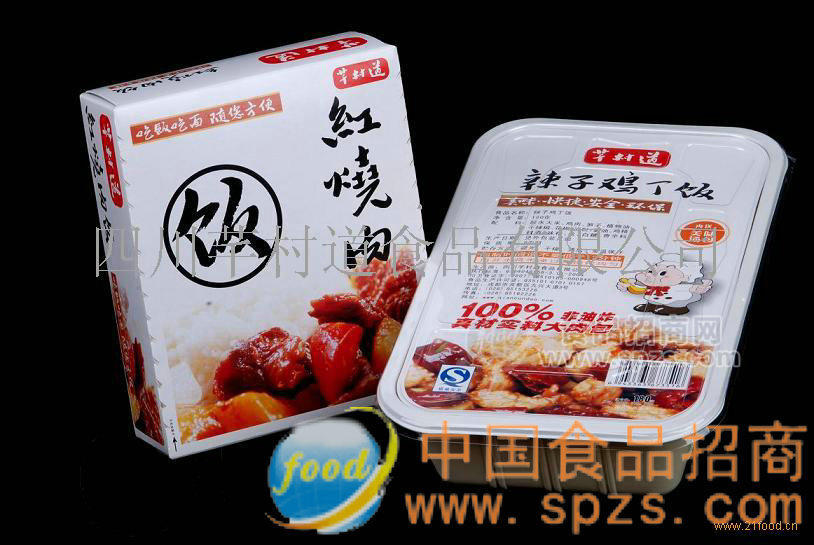 芊村道真材實料大肉包非油炸方便面，方便米飯-辣子雞丁飯