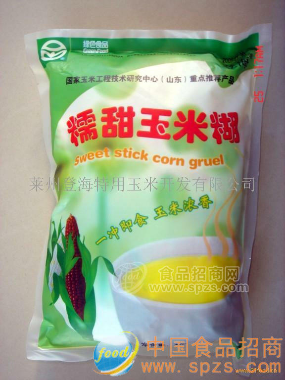 供應糯甜玉米糊400g